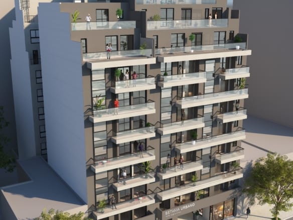 fachada emprendimiento Mas urbano en Nueva Córdoba