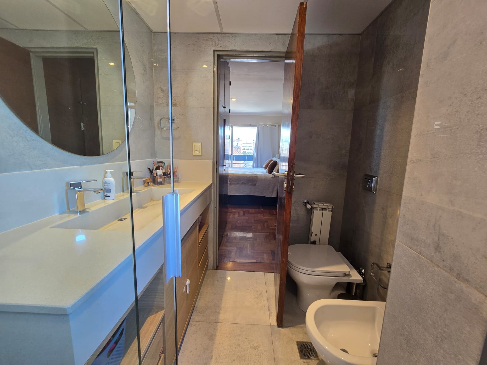 Baño en Suite departamento en venta chacabuco 540 Nueva Córdoba Carrizo Congin Inmobiliaria