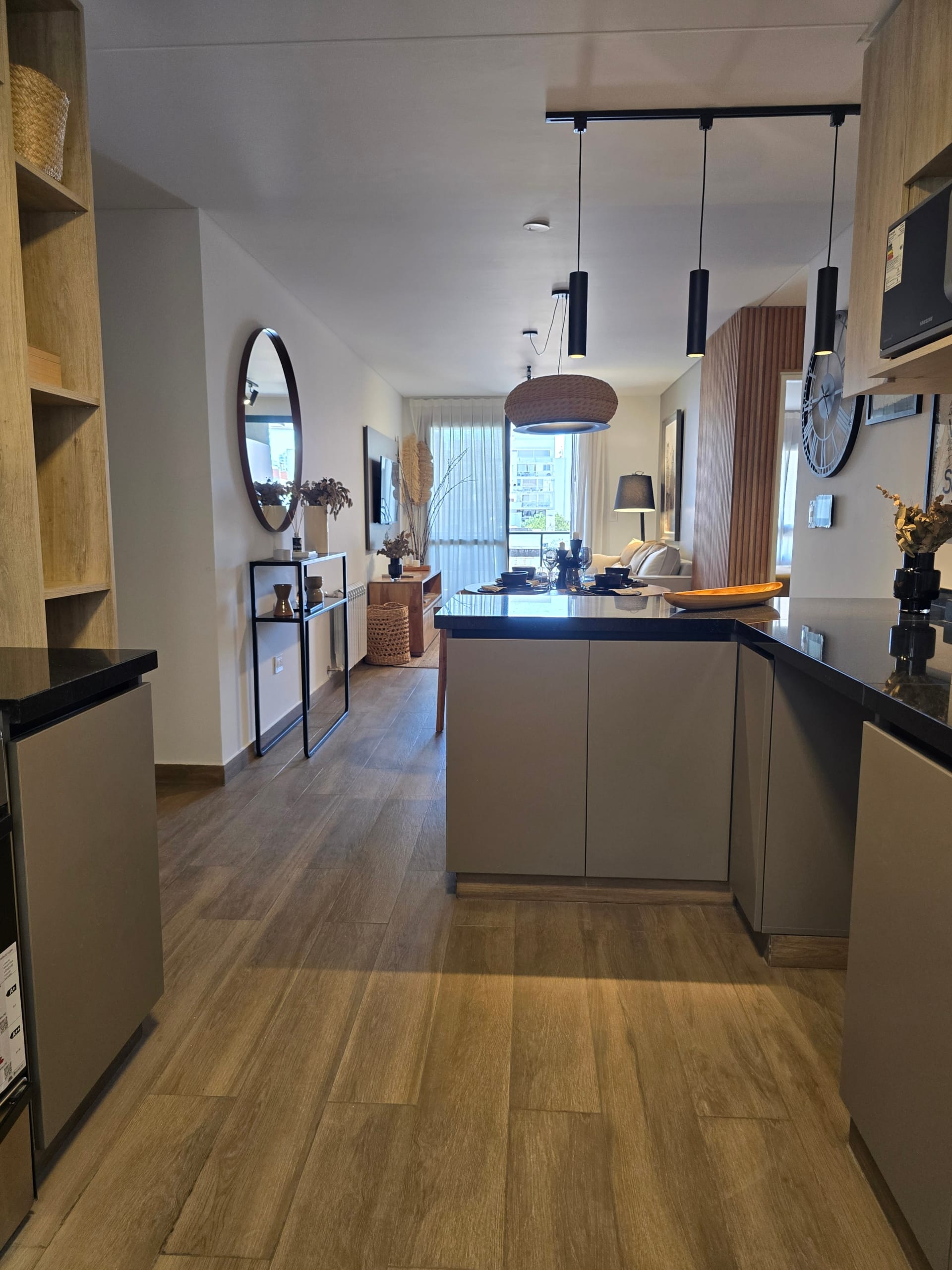 cocina en isla departamento en venta Greenlife III barrio general paz cordoba carrizo congin inmobiliaria