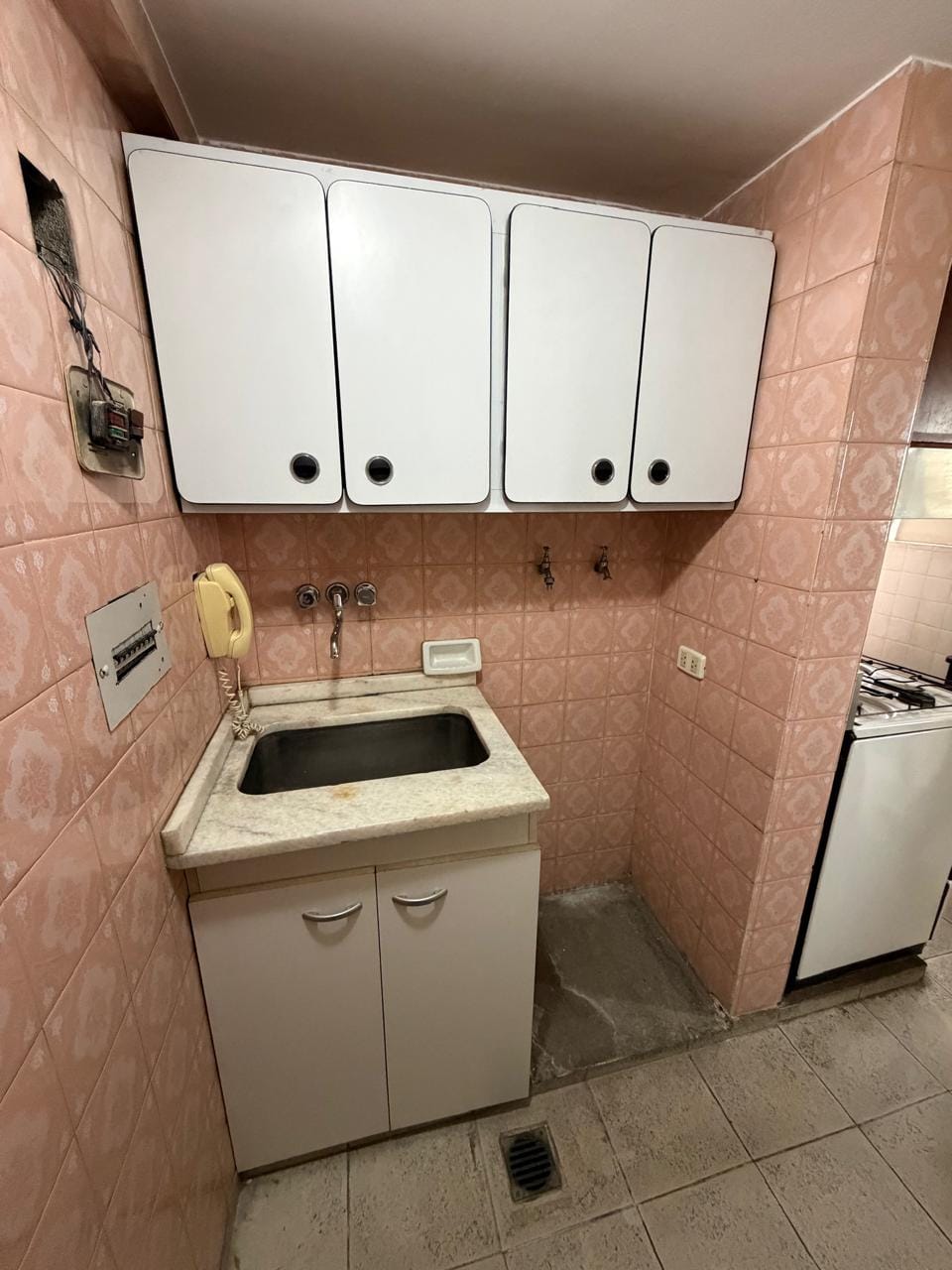 Cuarto de lavado en departamento en venta de tres dormitorios con cochera frente a Plaza España en Nueva Córdoba de la ciudad de Córdoba sobre Hipólito Yrigoyen 582 piso11 vende Carrizo Congin Inmobiliaria